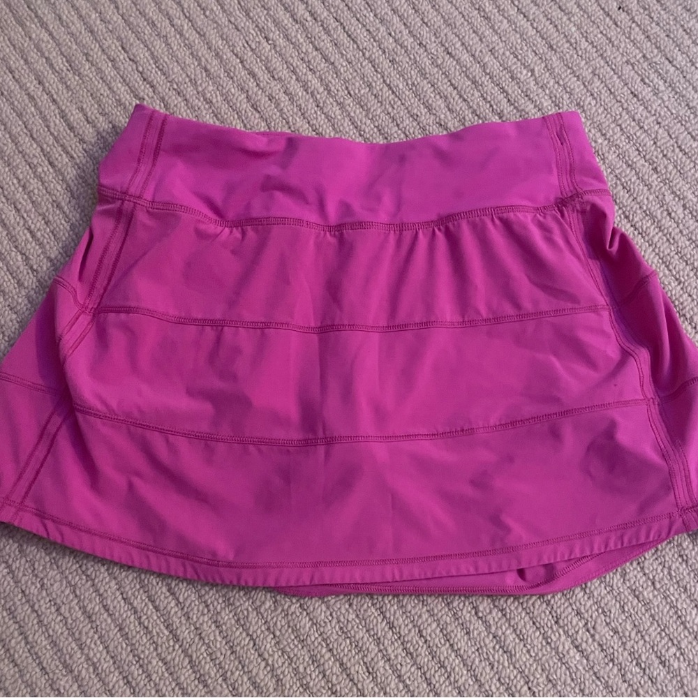Sonic Pink Lululemon Pace Rival Mid-rise Skirt *Long